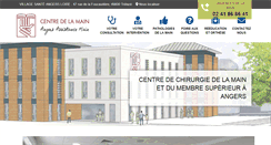 Desktop Screenshot of centredelamain.fr