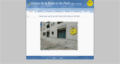 Desktop Screenshot of centredelamain.com