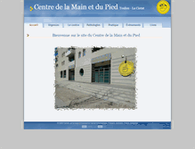 Tablet Screenshot of centredelamain.com